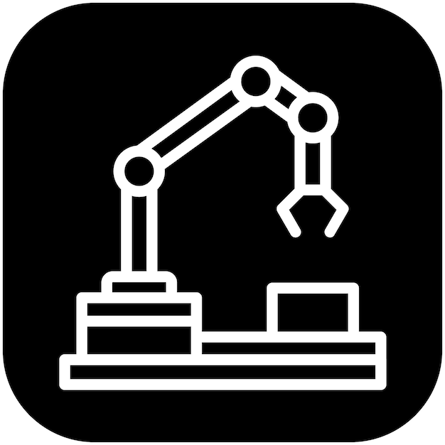 Machine vector icoontje illustratie van Robotics icoonset