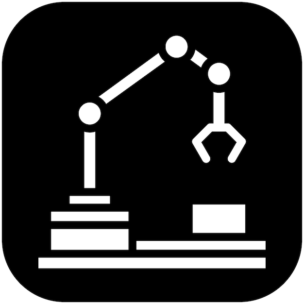 Machine vector icoontje illustratie van Robotics icoonset