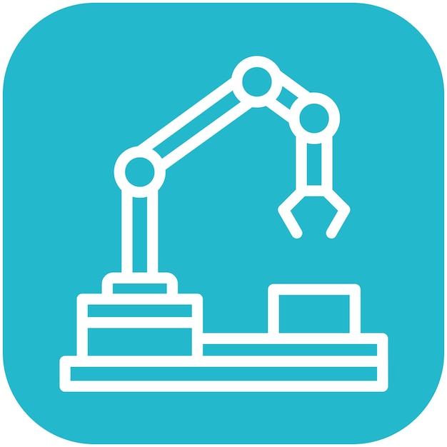 Machine vector icoontje illustratie van Robotics icoonset