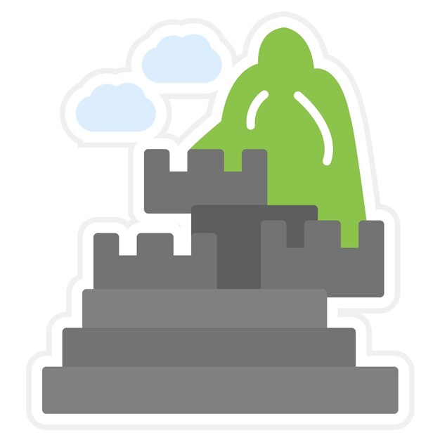 Machu Picchu icon vector image Can be used for Landmarks