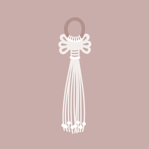 Vector macrame simple element