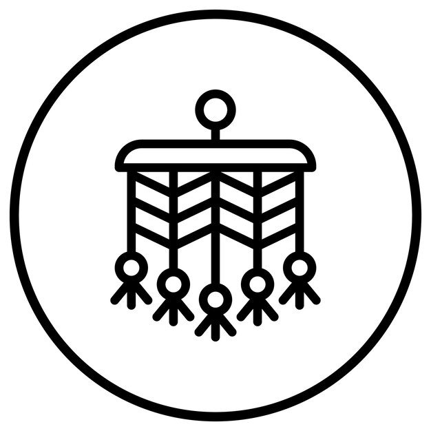 Macrame Vector Icon Design Illustratie