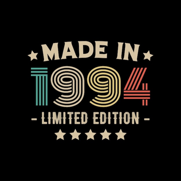 Made in 1994 limited edition tshirt design