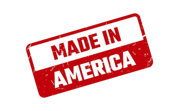 Made In America Rubber Stamp