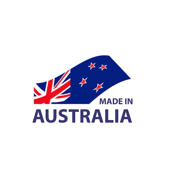 Made in Australia 프리미엄 벡터 로고 Made in Australia 로고 아이콘 및 배지