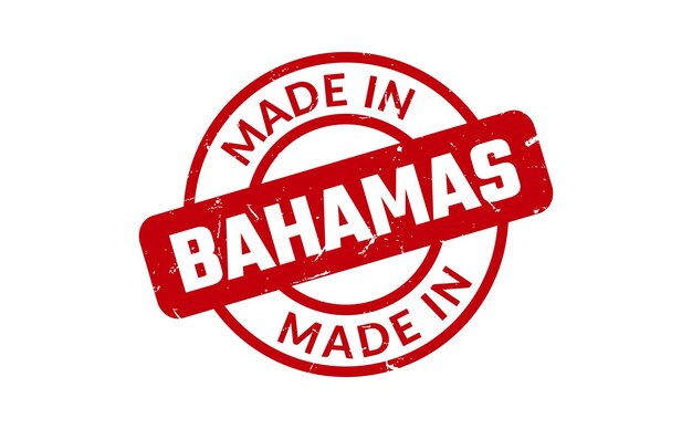 Made In Bahamas Rubber Stamp