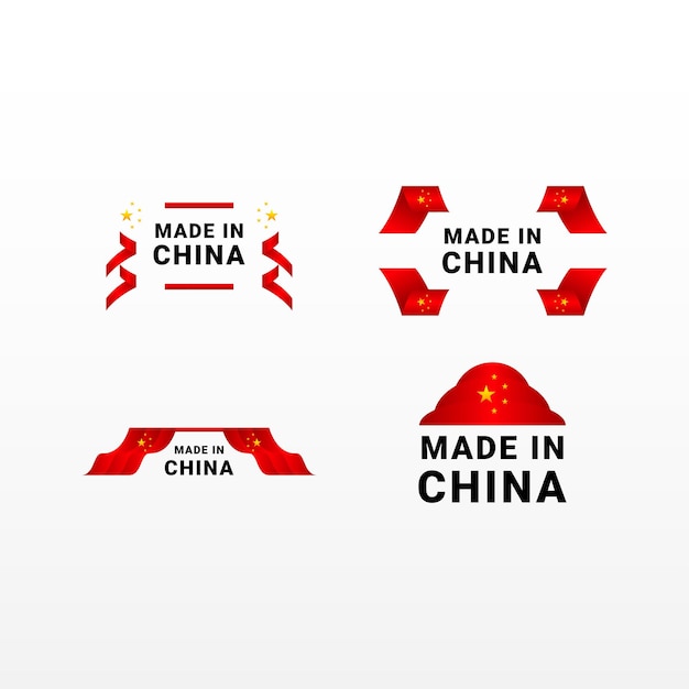 Made in China ラベル 高級デザイン