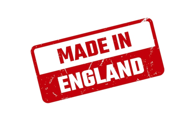 Made In England Rubber Stamp