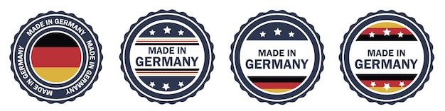 Vector made in germany stamp grunge design