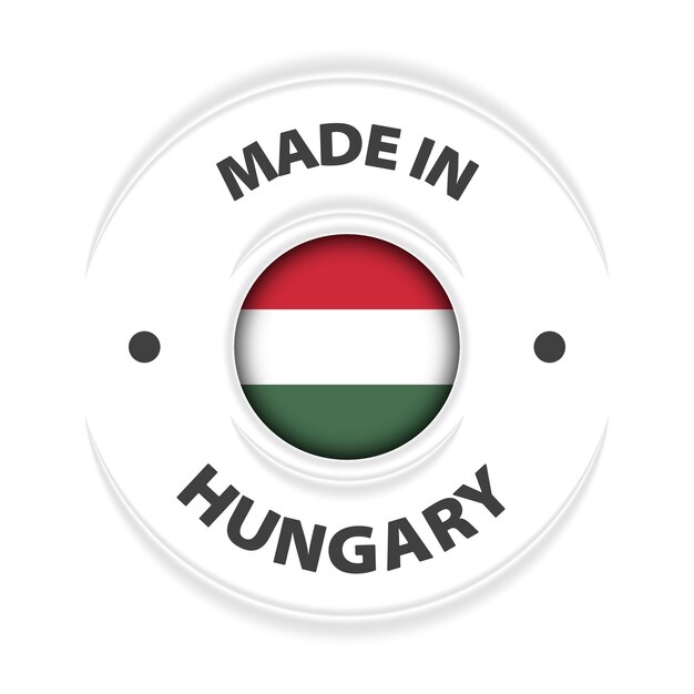 Made in Hungary graphic and label