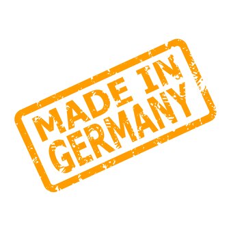 製造地​の​ドイツ製​ゴム印