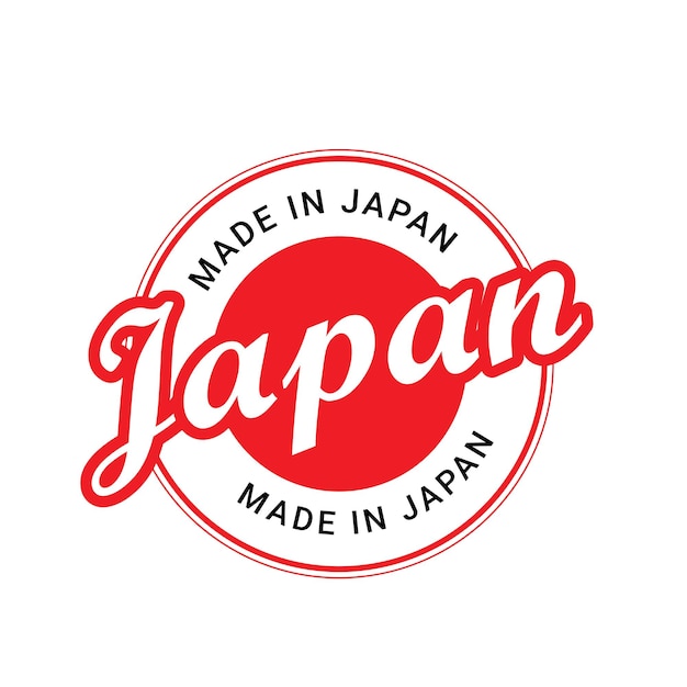 Made injapanのロゴとトラストバッジのアイコンjapanflagロゴ