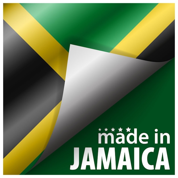 Made in Jamaica graphic and label