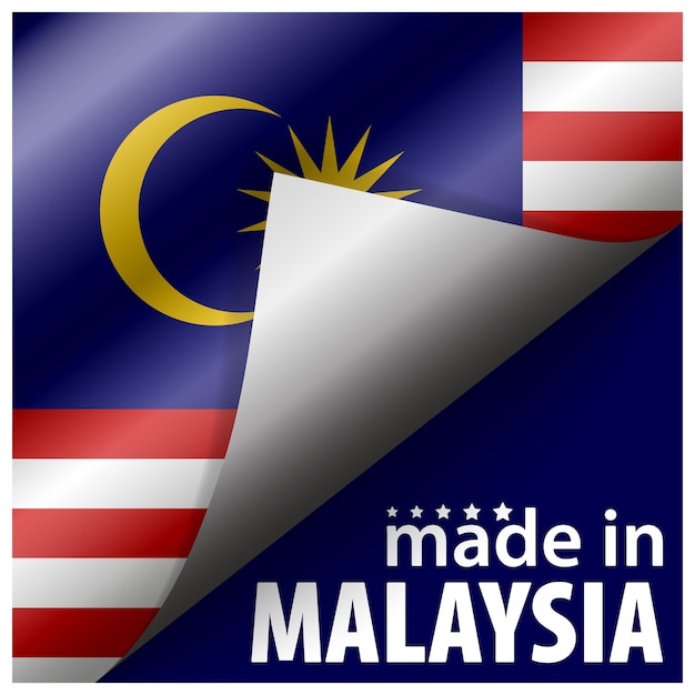 Made in Malaysia graphic and label