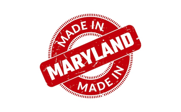 Made In Maryland Rubber Stamp