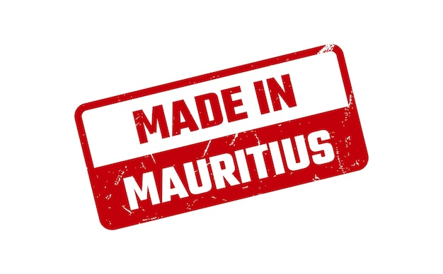 Made In Mauritius Rubber Stamp