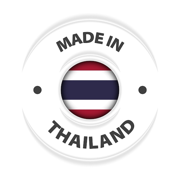 Made in thailand graphic and label