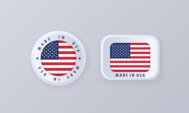 Made in united states illustration