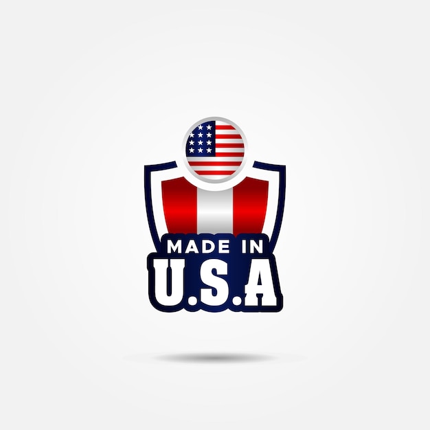 Made In USA 우아한 라벨 디자인