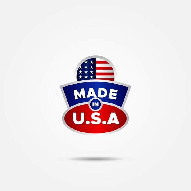 Made In USA エレガントなラベルデザイン