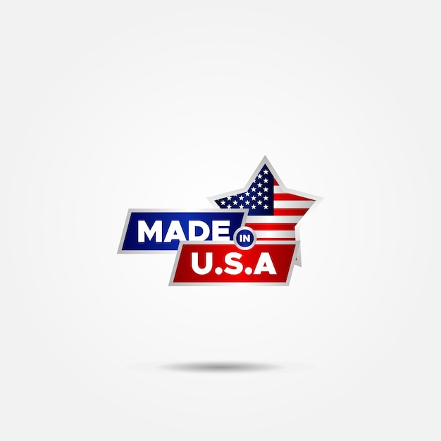 Made In USA エレガントなラベルデザイン