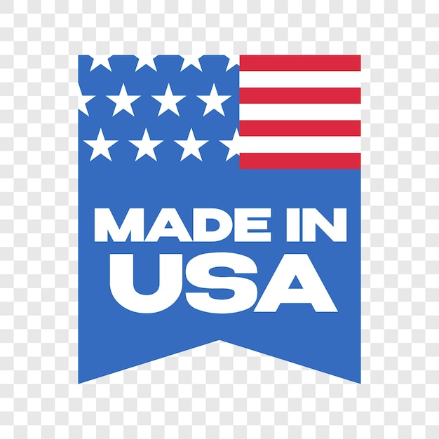 Made in usa logo vector