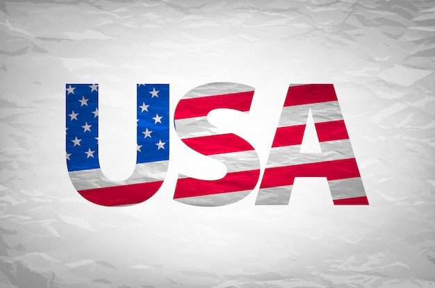 Сделано в США типография, дизайн футболки графика.