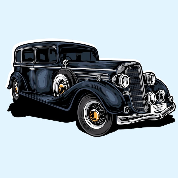 Mafia car vector