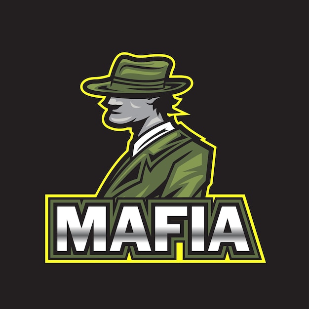 Mafia mascot logo