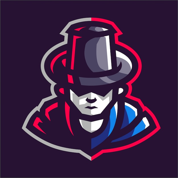 Mafia mascotte gaming-logo