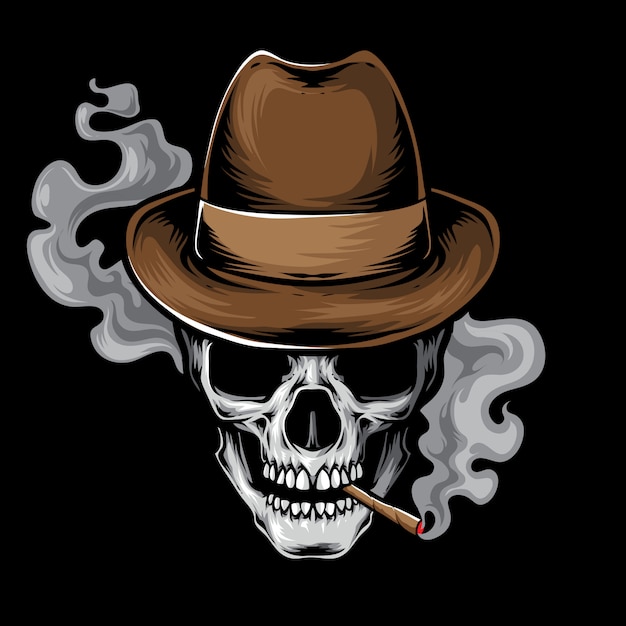 Mafia skull smoke 