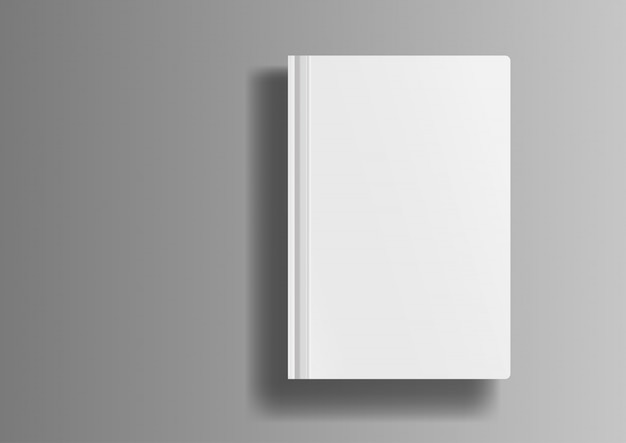 Magazine, album or book template on modern background.