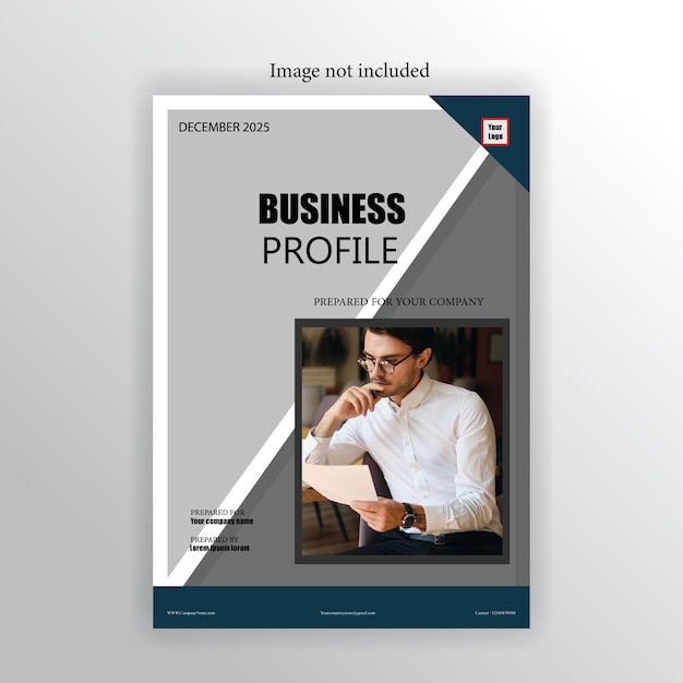 A magazine cover for a business profile