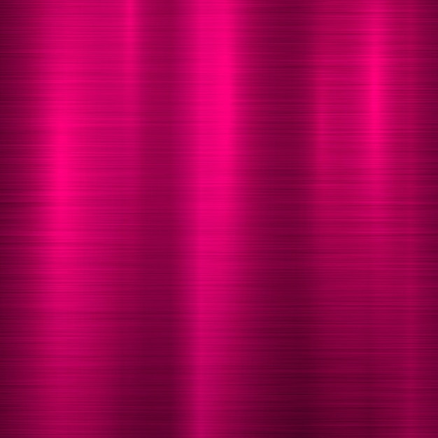 Vector magenta metal background with polished brushed texture chrome silver steel aluminum