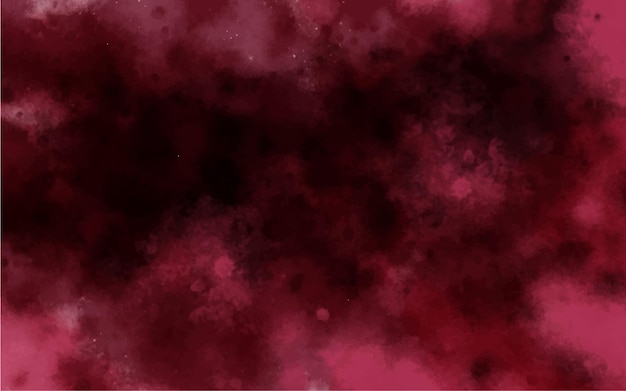 Vector magenta watercolor backgroundxahand painted watercolor cosmic texture with stars