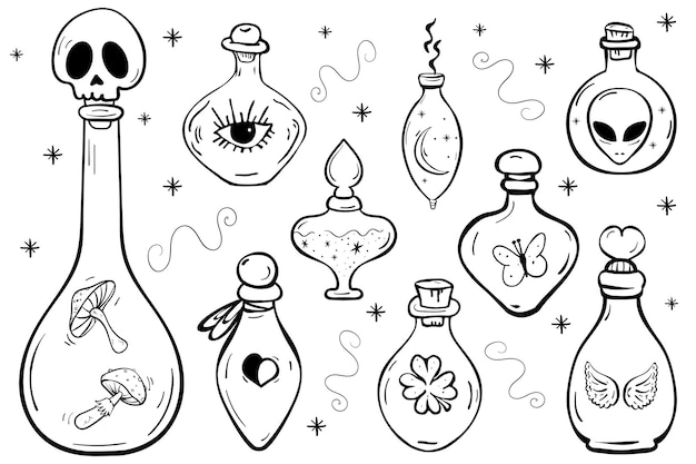 Magic bottle set