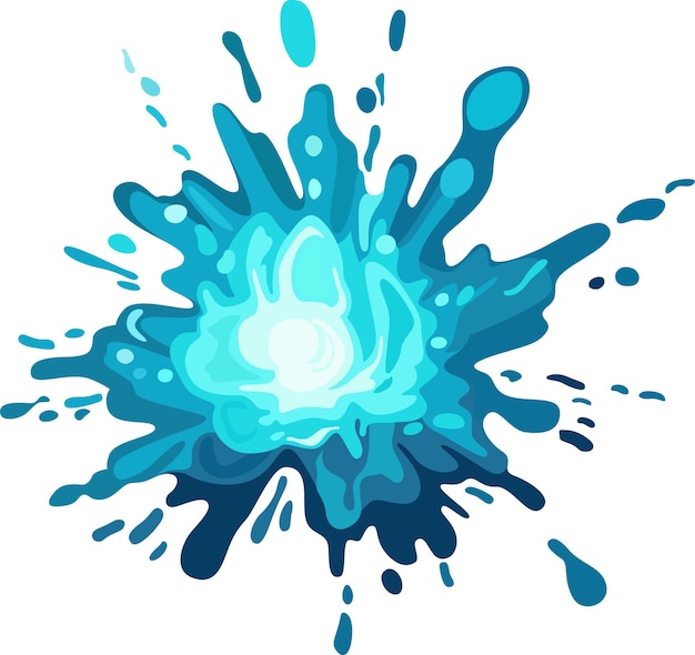 Vector magic explosion game boom