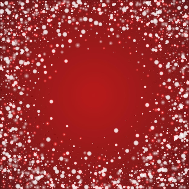 Magic falling snow christmas background Subtle