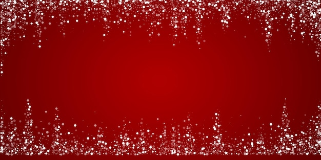 Magic falling snow christmas background subtle