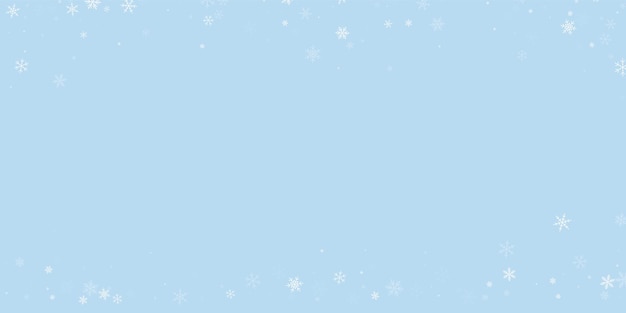 Vector magic falling snow christmas background subtle