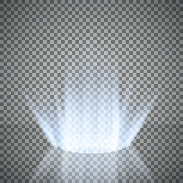 Vector magic fantasy portal. futuristic teleport. light effect.