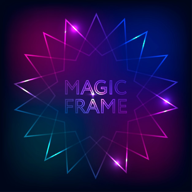 Magic frame gradient backdrop