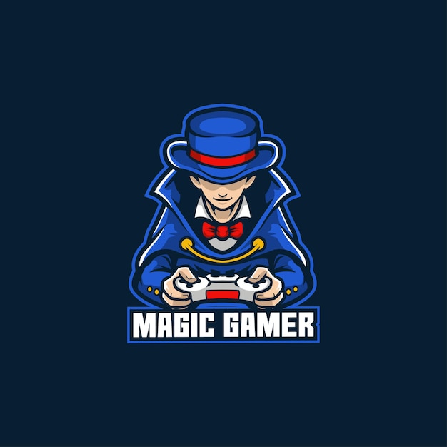 Magic Gamer Logo-gamecontroller