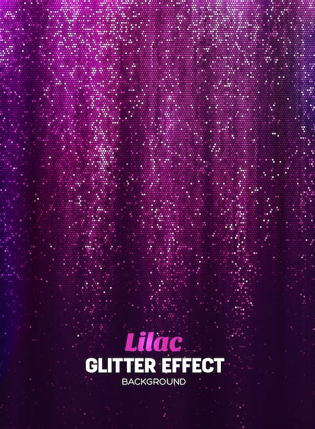 Magic Glitter Background in lilac Color