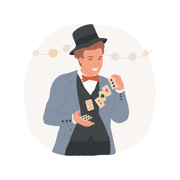 magic isolated cartoon vector illustration
