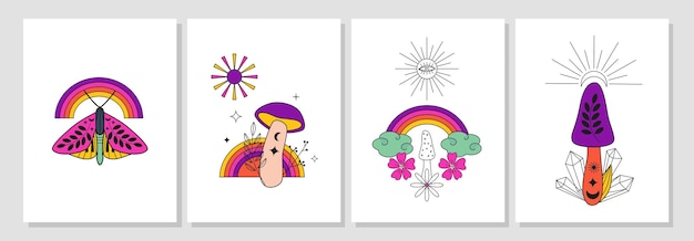 Magic mushrooms posters 1