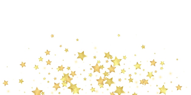 Magic stars vector overlay Gold stars scattered