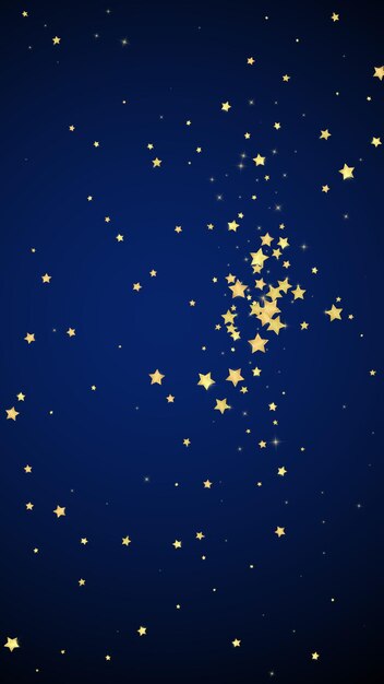 Magic stars vector overlay Gold stars scattered