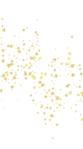 Magic stars vector overlay Gold stars scattered