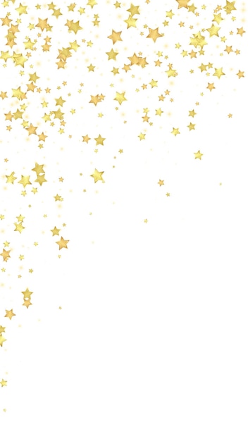 Magic stars vector overlay Gold stars scattered